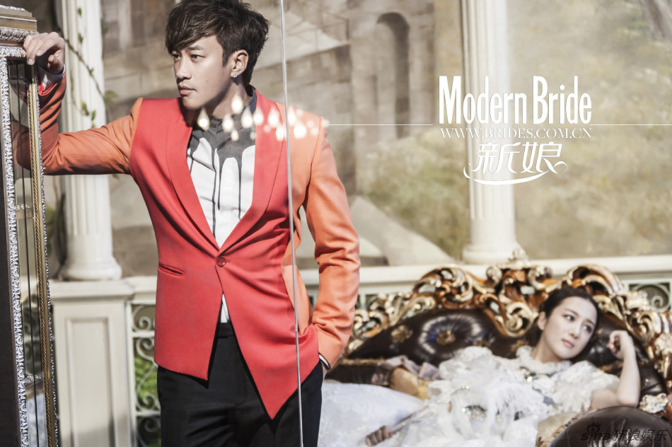 何润东李依晓拍《新娘》封面大片