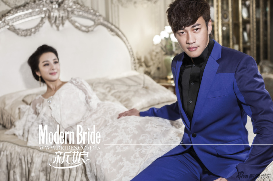 何润东李依晓拍《新娘》封面大片