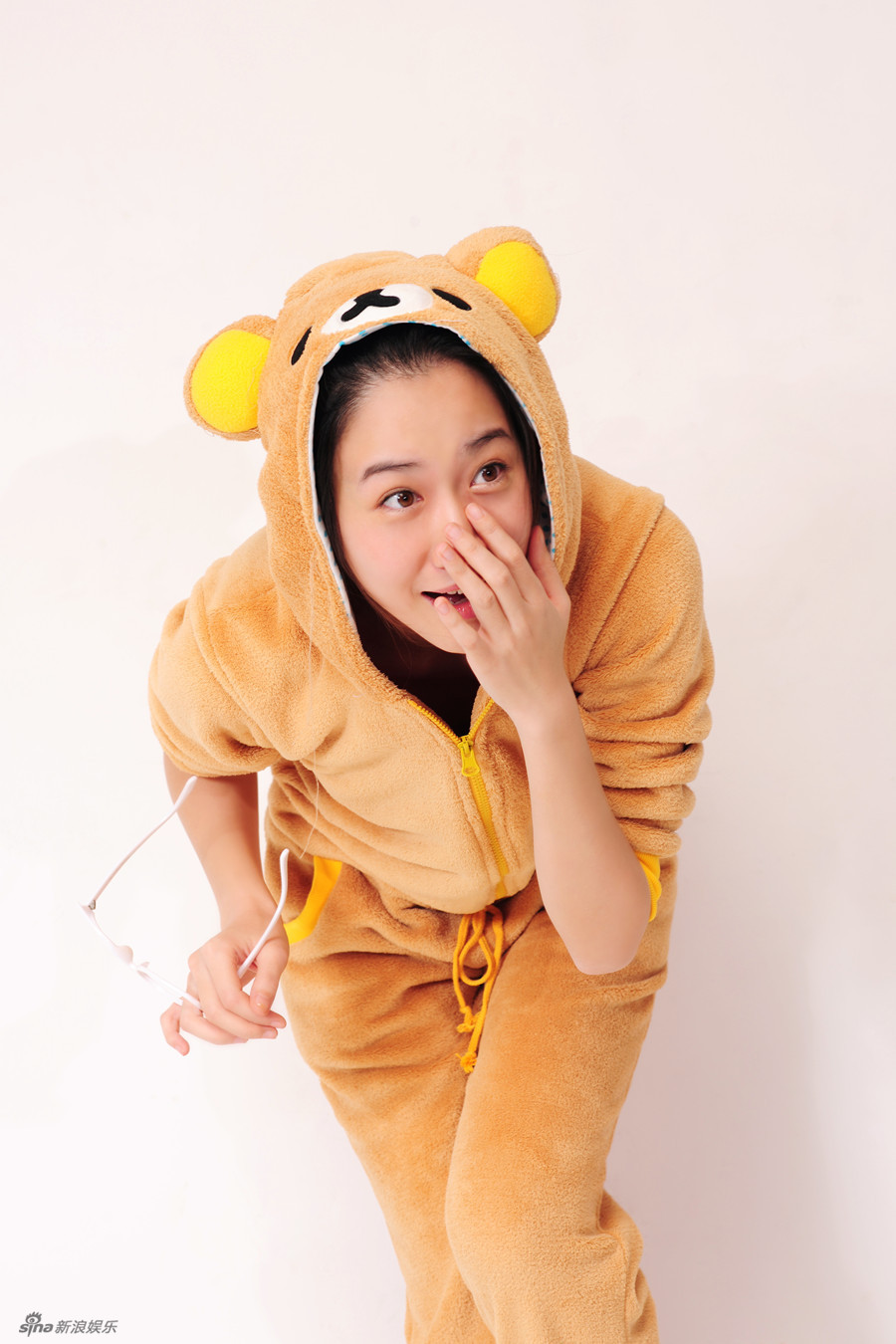 司光敏穿家居服可爱俏皮