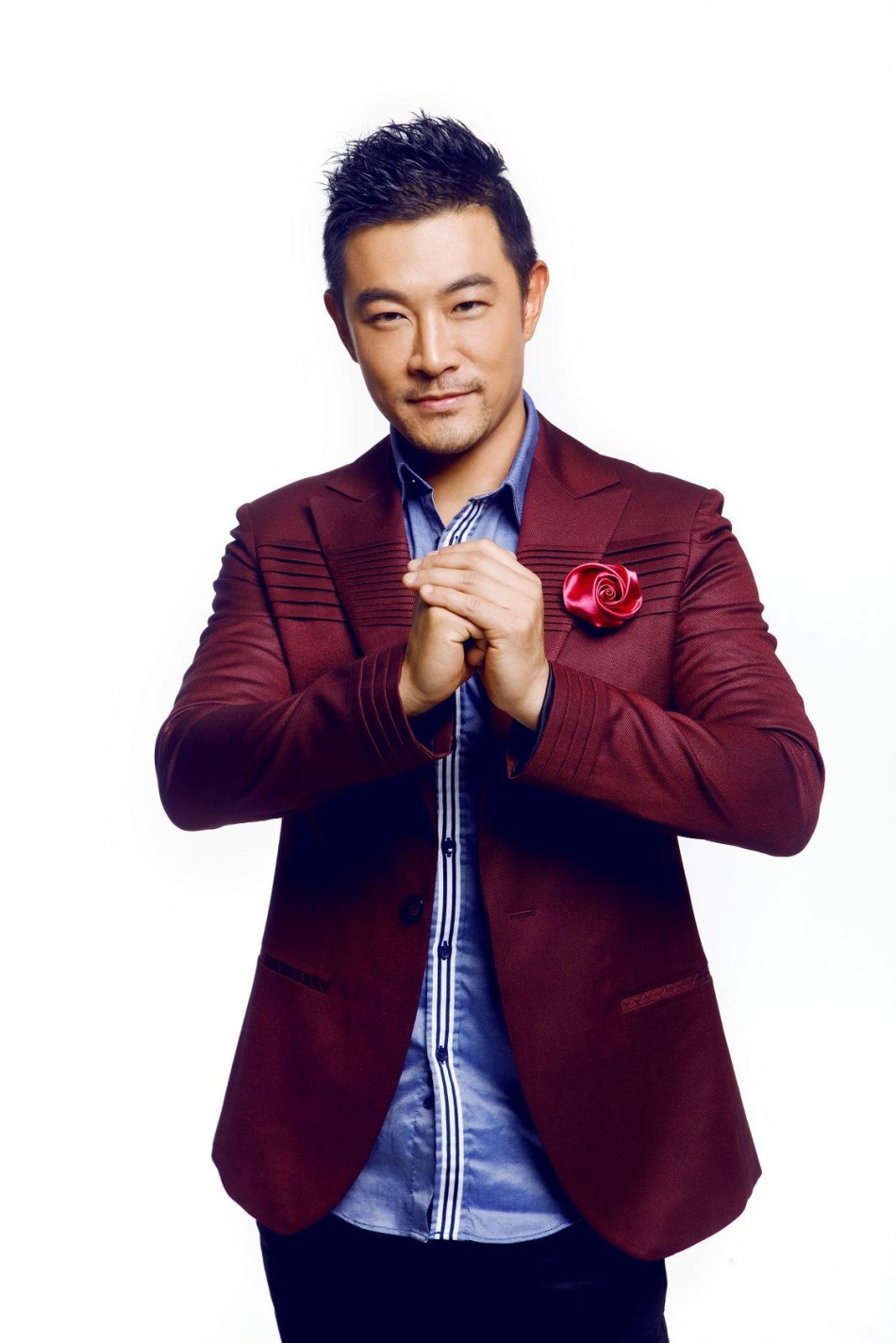 黄维德红色贺年写真