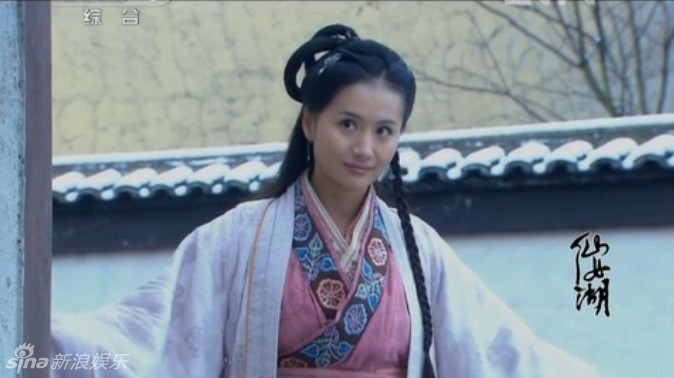 王婉娟贡米在仙女湖边