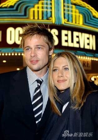 盘点安妮斯顿与前夫皮特昔日甜蜜瞬间