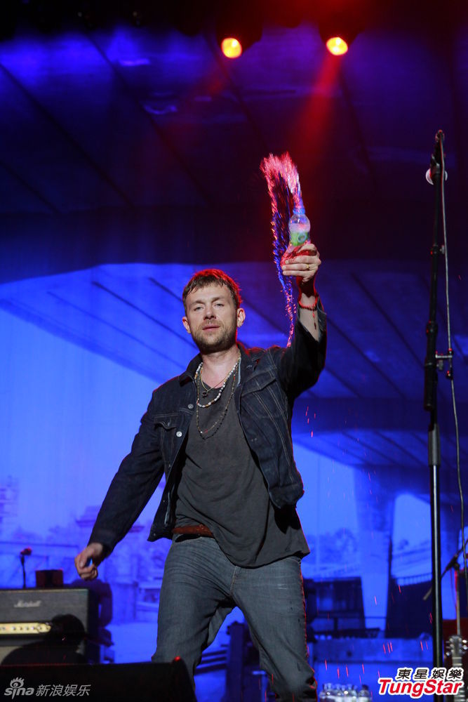 英国乐队blur香港开唱