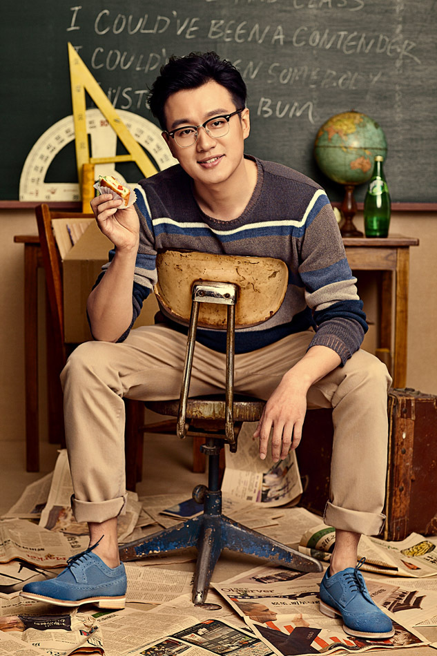 佟大为玩校园复古风 致敬《合伙人》