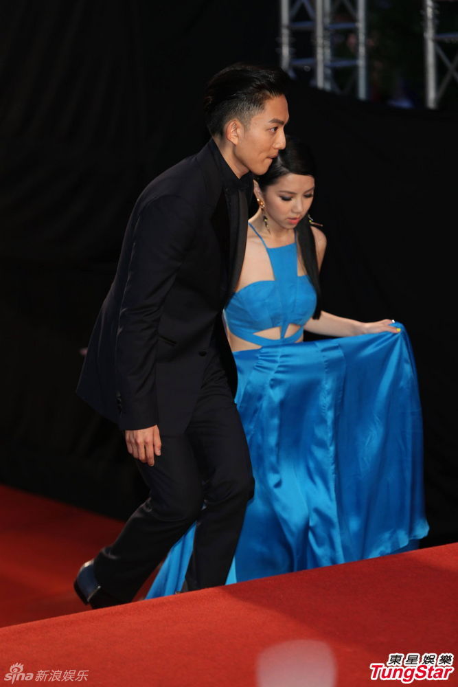 林宥嘉与邓紫棋牵手走红毯 悉心照顾甜蜜