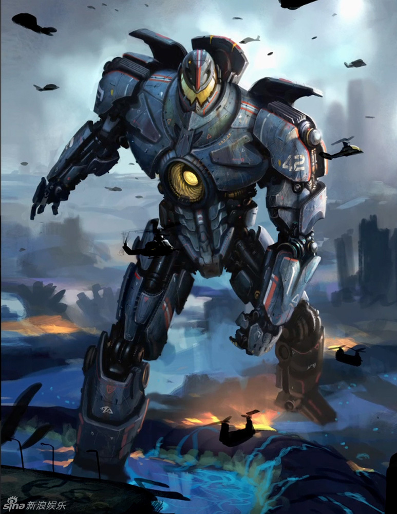 组图:《环太平洋》曝设计图 怪兽机甲大揭秘_高清图集_新浪网
