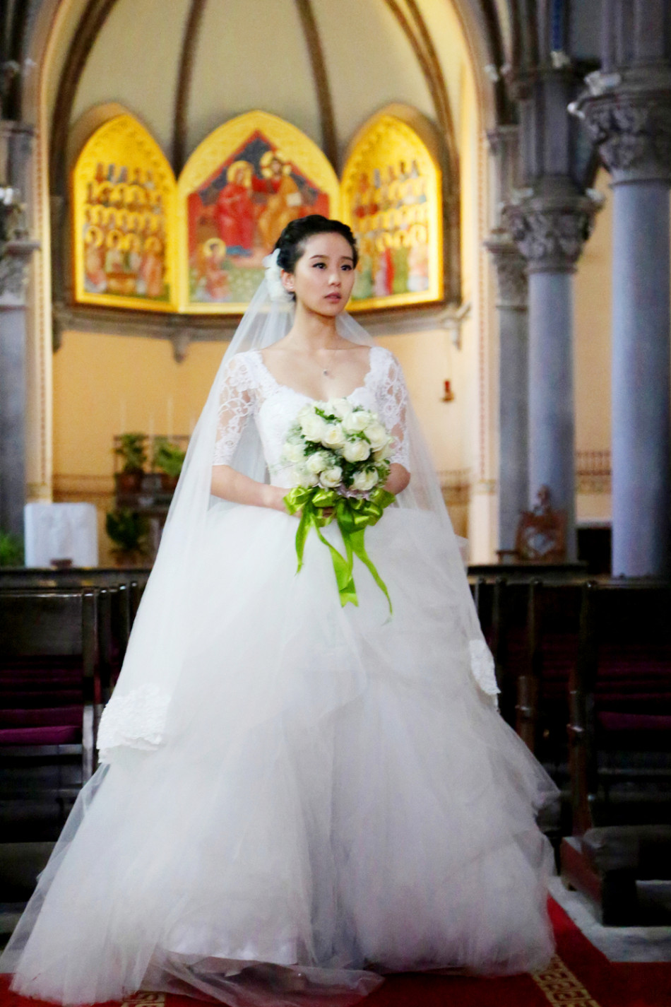 刘诗诗婚礼婚纱图片