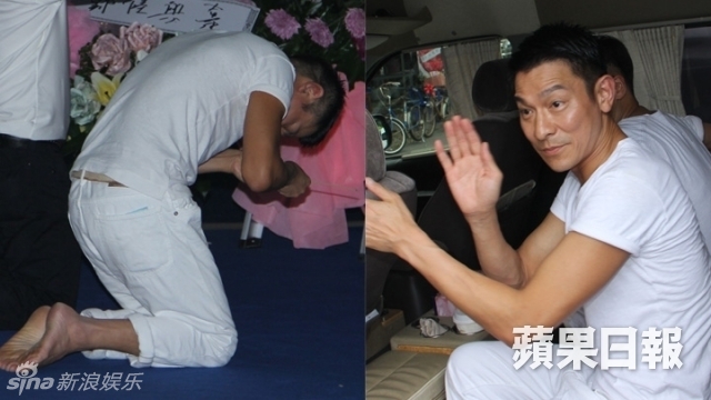 组图:刘德华伤感拜别白龙王 白衣赤脚虔诚_高清图集_新浪网