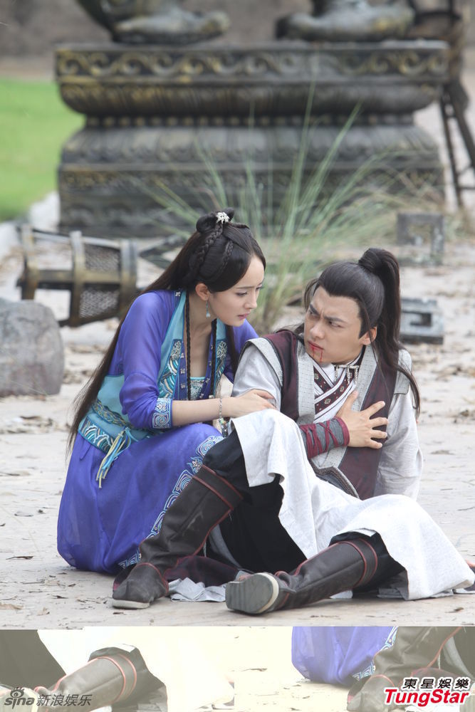 组图:《古剑奇谭》探班 阿娇乔振宇生死离别_高清图集_新浪网