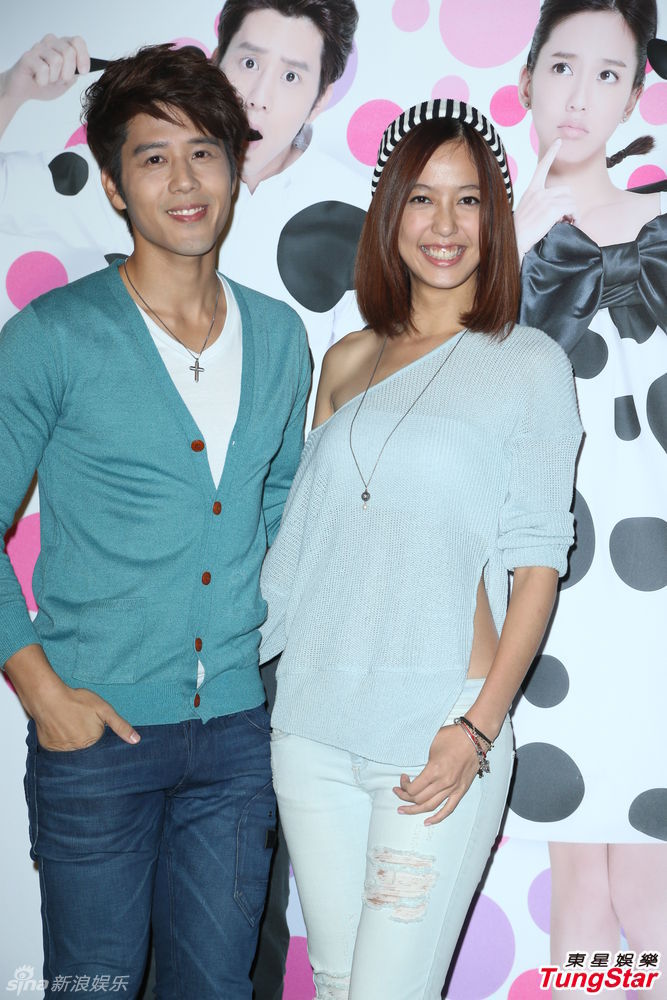 组图:陈庭妮赞胡宇威演技 娇羞称其时刻都在_高清图集_新浪网