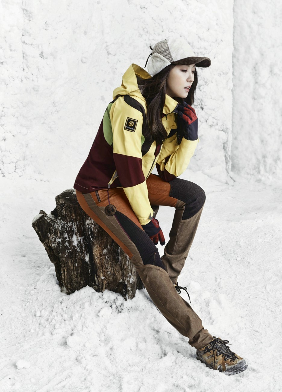 河智苑冬装户外写真