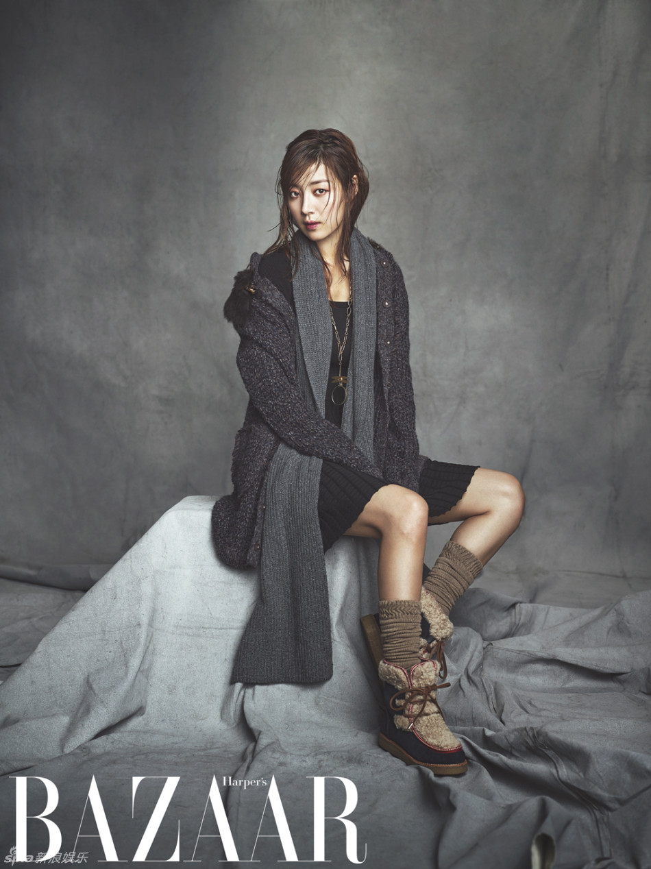 韩智慧秋装写真高傲帅气