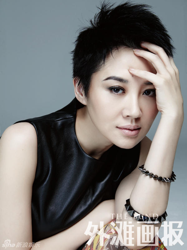 组图:许晴时尚大片造型混搭 干练短发妆容精致_高清图集_新浪网