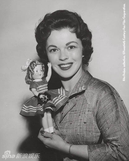 秀兰邓波儿童星期可爱萌照似洋娃娃