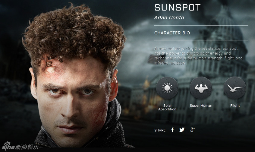 称范冰冰扮演的blink"有心灵传输的能力,是x
