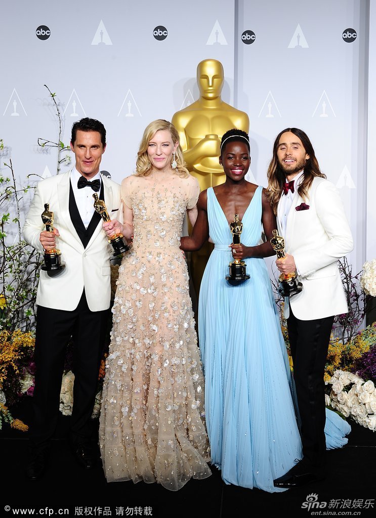 86届奥斯卡帝后合影