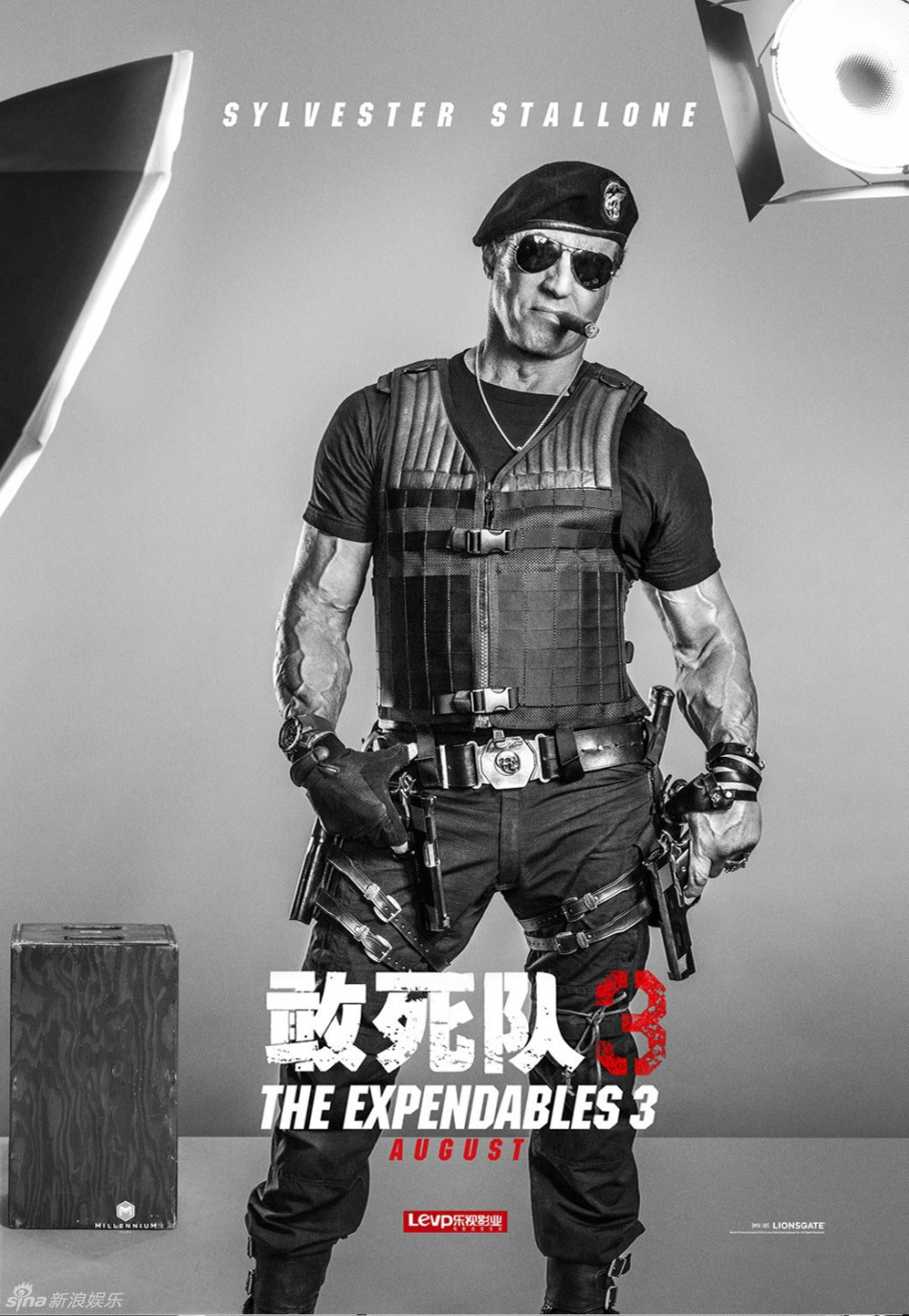 《敢死队3》发海报 2014年8月硬汉归来