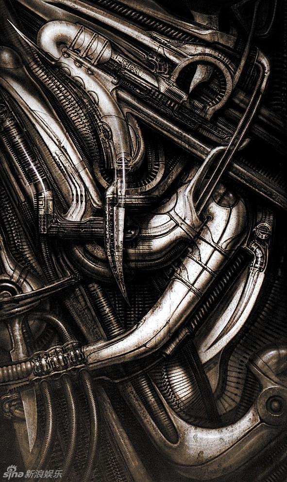 组图:异形之父h.r吉格黑暗美学插画作品_高清图集_新浪网