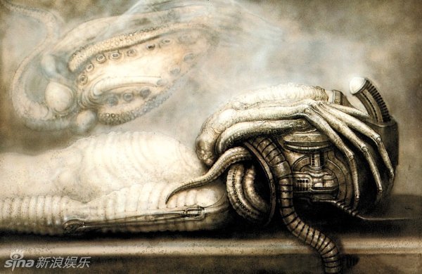 组图:异形之父h.r吉格黑暗美学插画作品_高清图集_新浪网