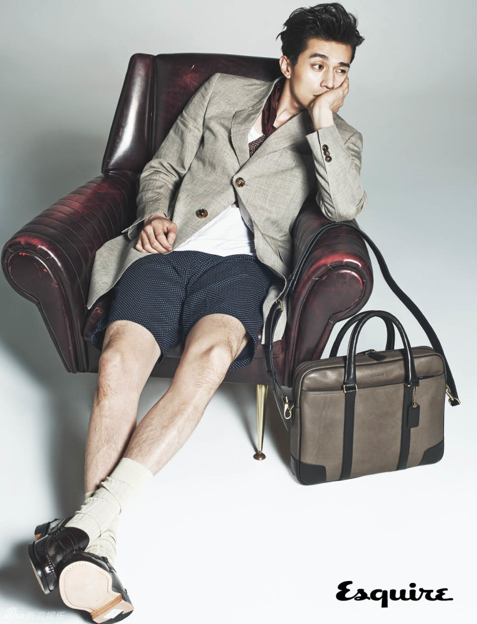 20140523明星组图李栋旭拍写真秀精英绅士风