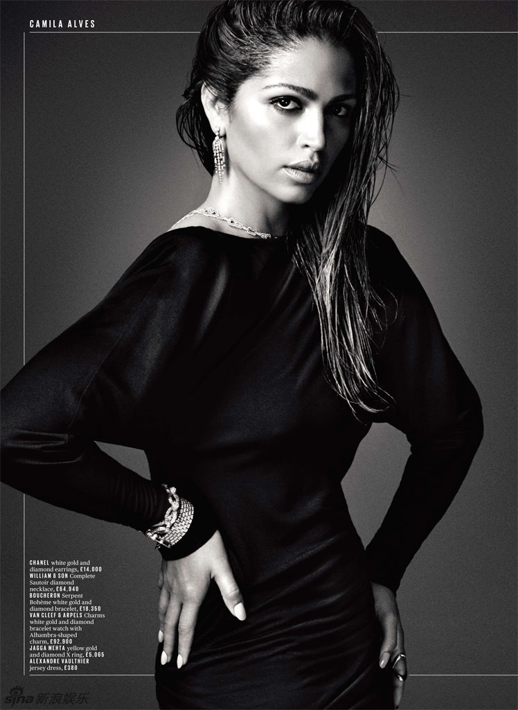 组图:影帝马修超模娇妻写真 发丝凌乱冷艳性感_高清图集_新浪网