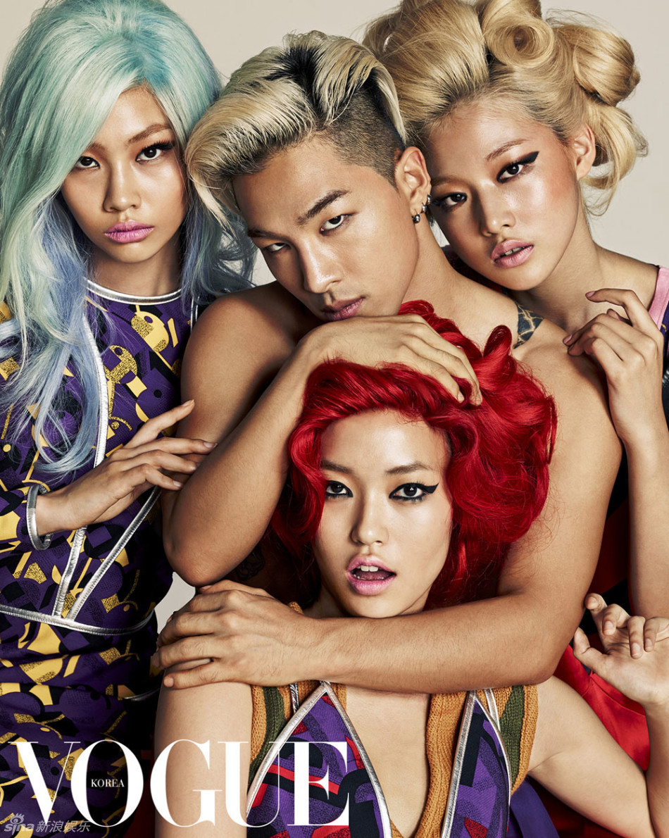 组图bigbang太阳写真半身赤裸美女簇拥