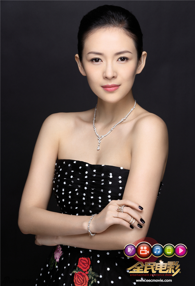章子怡美目动人