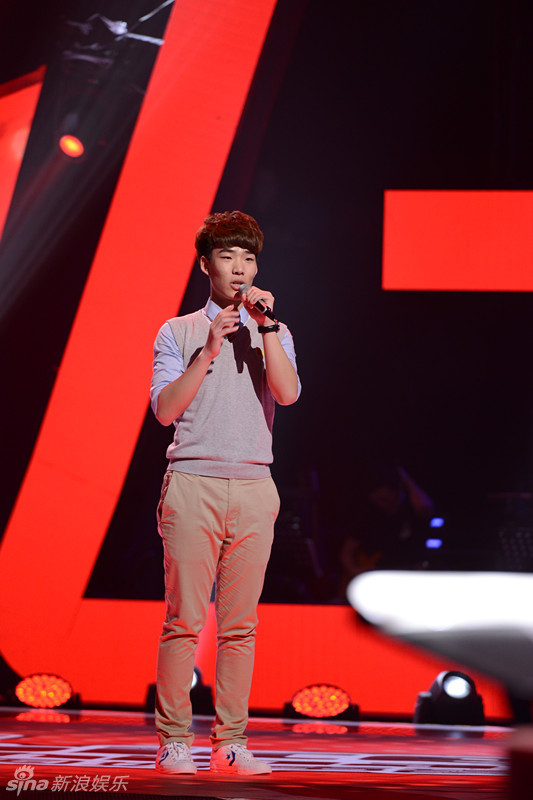 刘至佳在好声音现场