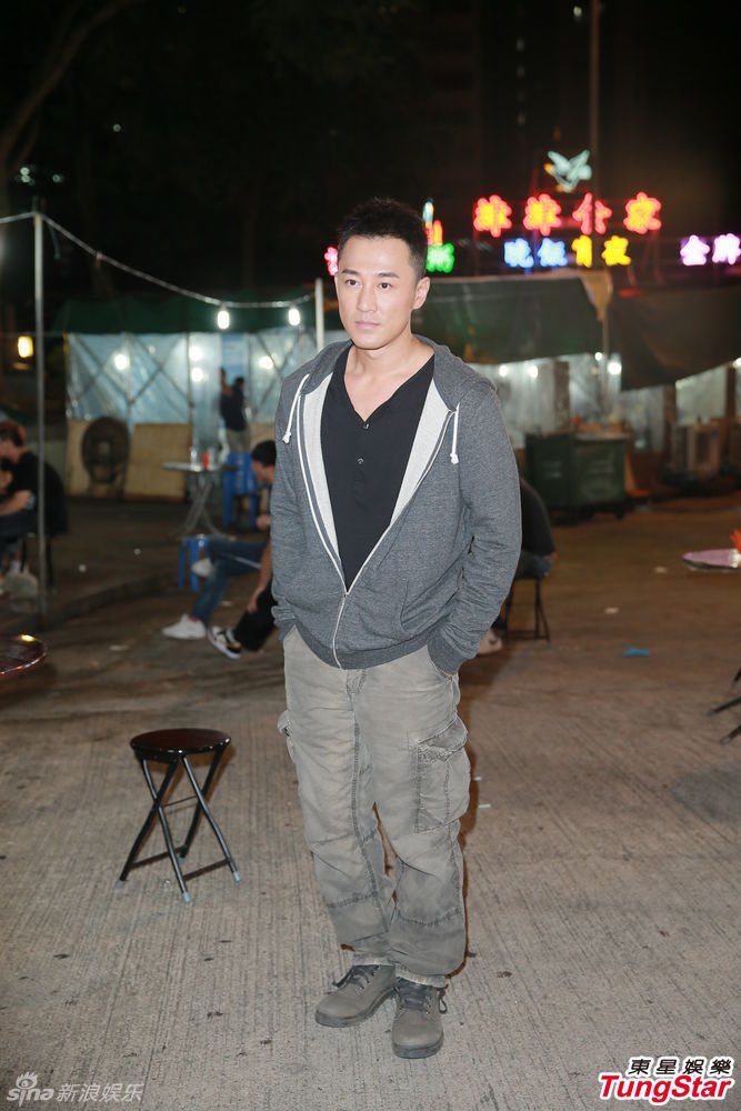 林峰拍《使徒行者》宣传片展帅气笑容