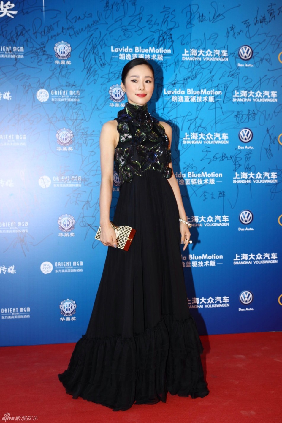 组图电视华鼎奖红毯郑爽仙气佟丽娅美艳