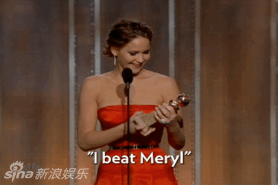 劳伦斯金球奖最佳女主时发言