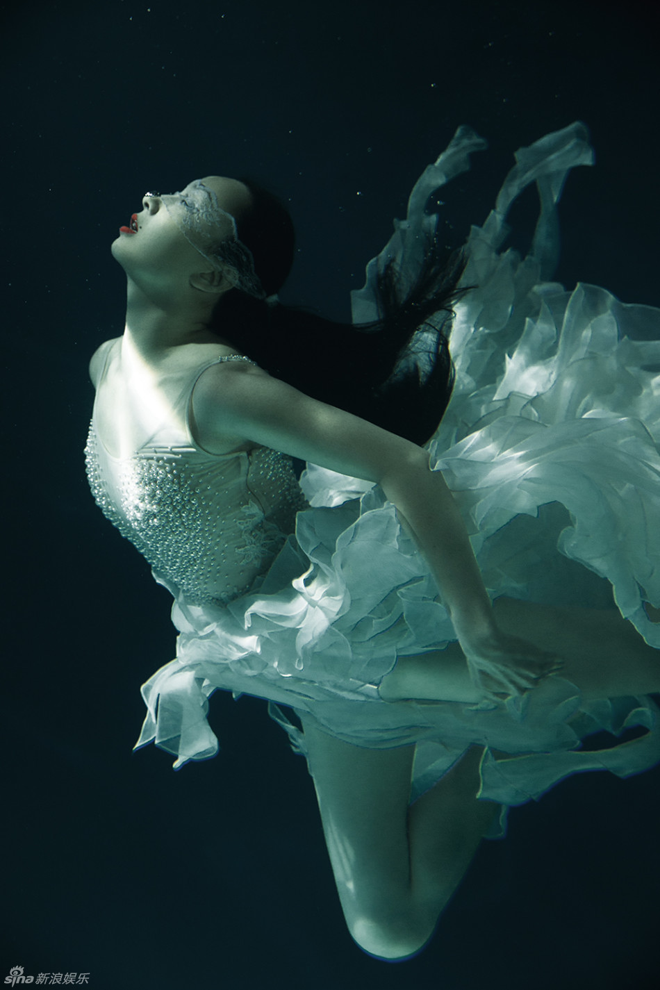 组图:小陶虹水下灵动大片 曼妙起舞柔软绽放