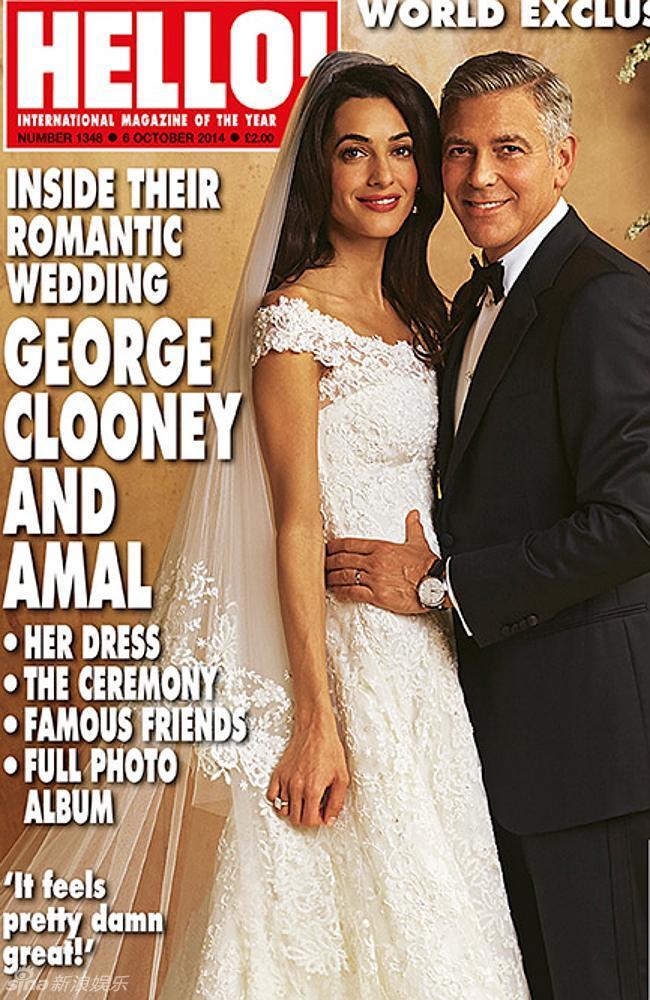 组图:乔治克鲁尼夫妇婚纱照曝光 唯美浪漫相依_高清图集_新浪网