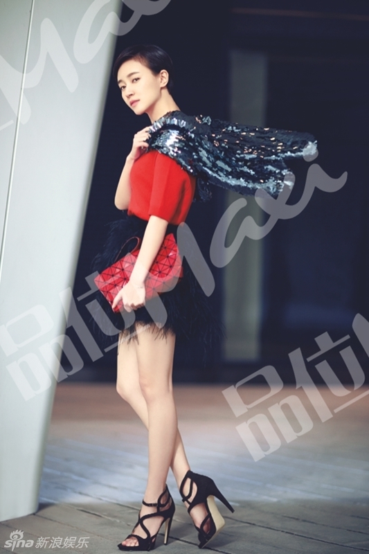 焦俊艳个性短发