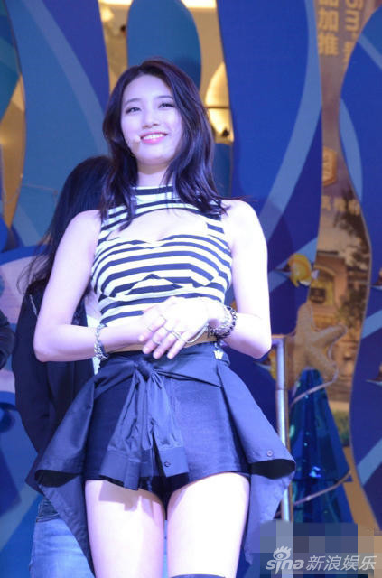 新浪娱乐讯 韩国女团miss a成员秀智一向穿着保守,不过日前却在来华的