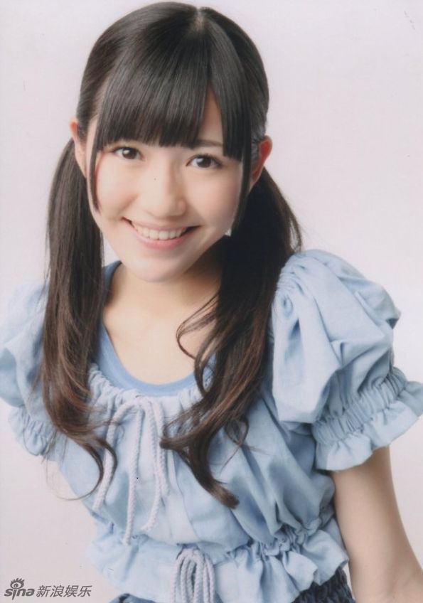 萌神驾到akb48渡边麻友双马尾造型激萌