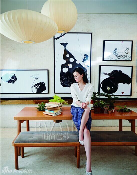 组图:刘孜最新时尚大片 尽显优雅春日熟女风_高清图集_新浪网