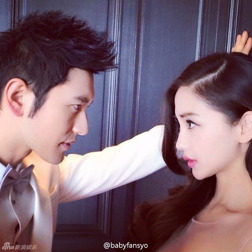 组图:黄晓明baby写真花絮 壁咚公主抱超恩爱_高清图集_新浪网