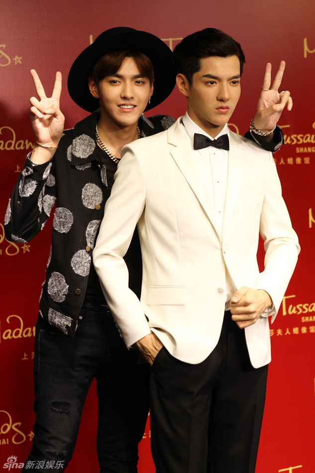 吴亦凡蜡像逼真