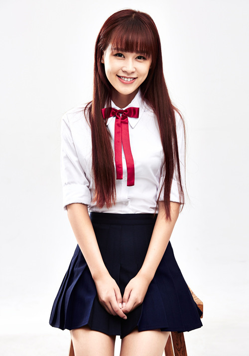 邹杨校服写真清纯可爱