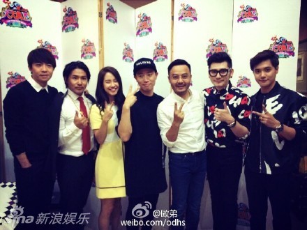 runningman周一情侣宋智孝姜Gary录制天天向上高清图