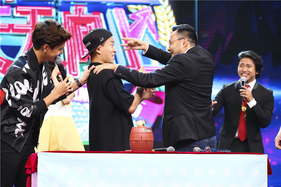runningman周一情侣宋智孝姜Gary录制天天向上高清图