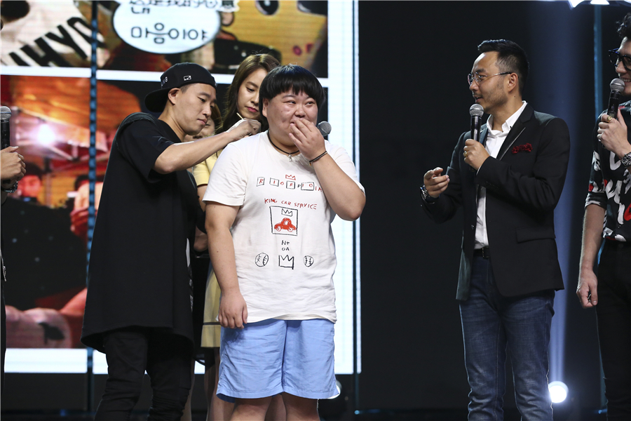 runningman周一情侣宋智孝姜Gary录制天天向上高清图
