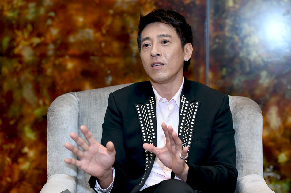 新浪娱乐讯 28日,新浪娱乐独家对话演员吕颂贤.(王远宏/摄影)