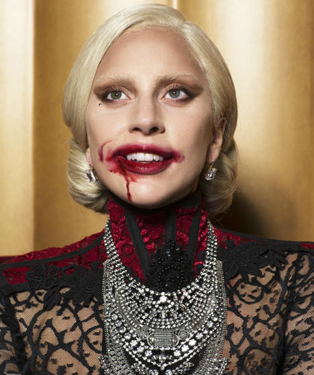 gaga首次参演的剧集《美国怪谈》(american horror story)第5季剧照