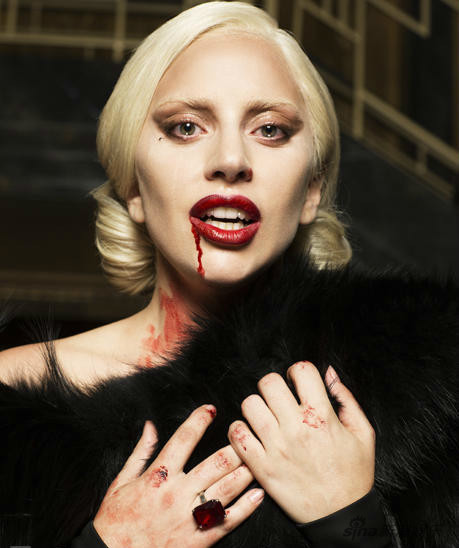 首次参演的剧集《美国怪谈》(american horror story)第5季剧照曝光