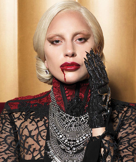 gaga首次参演的剧集《美国怪谈》(american horror story)第5季剧照