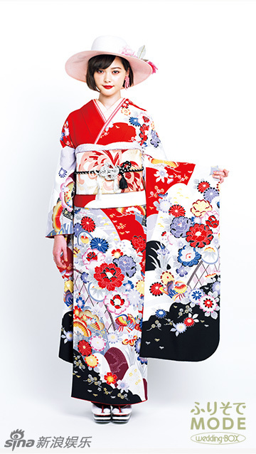 日本混血嫩模玉城tina和服写真 温婉可人