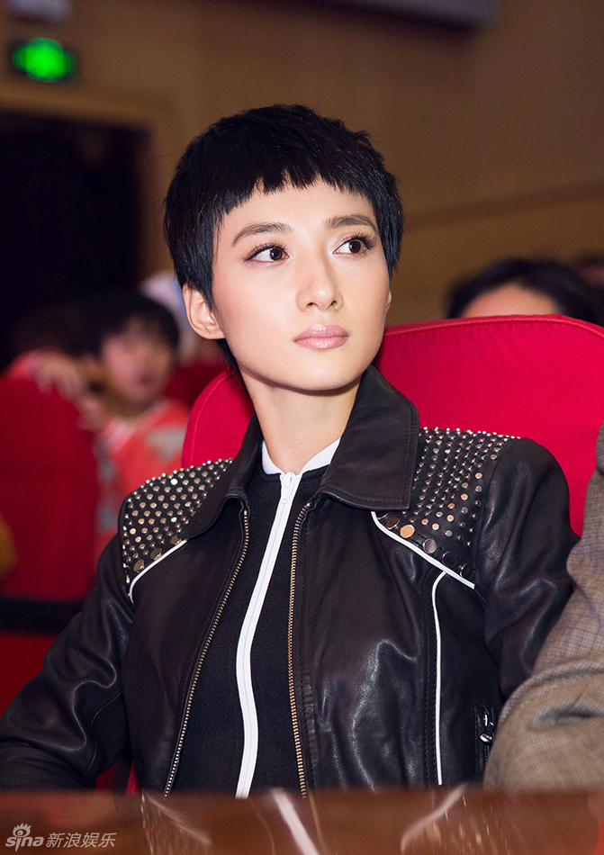 组图:冯文娟干练短发做慈善 谈脑瘫儿童暗落泪_高清图集_新浪网