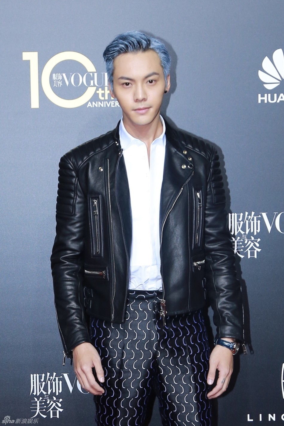 组图:陈伟霆皮衣帅气现身时尚活动 想挑战自己_高清图集_新浪网